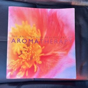 The Ancient and Healing Art of Aromatherapy Book - - Pink and Orange